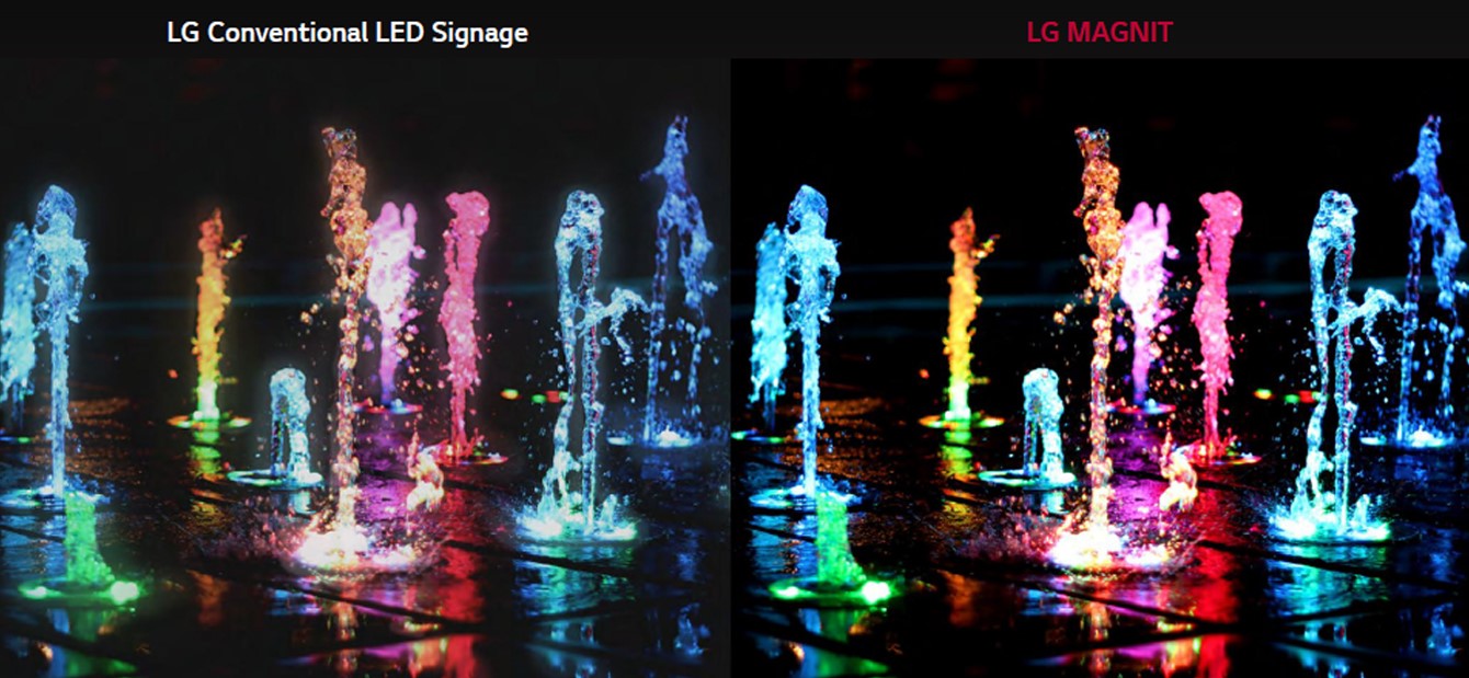 Màn hình Micro LED LG LSAB012 có độ tương phản cao hơn