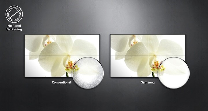 màn hình ghép Samsung LH55UMHHLBB/XV có độ bền cao