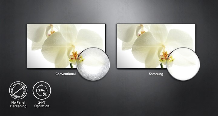 Màn hình ghép Samsung LH46UHFCLBB/XV có độ bền cao