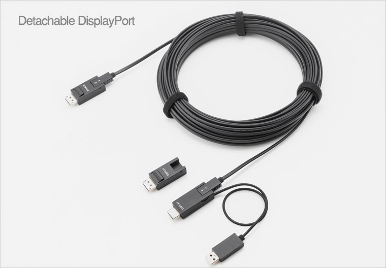 Cáp quang mini DisplayPort 1.4 SAMJIN 50m DDP20-AA-K50