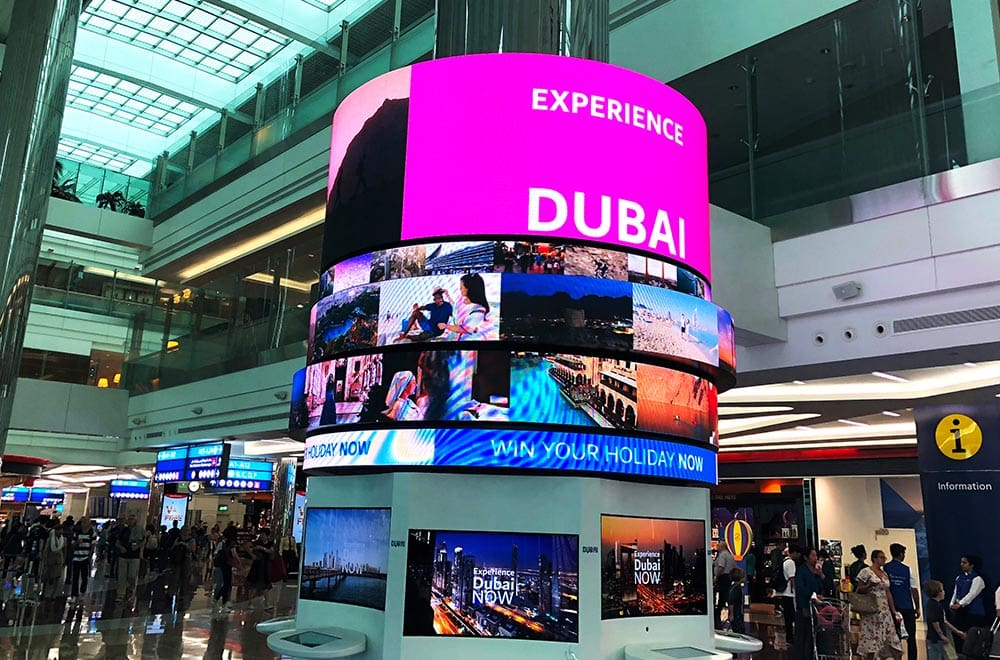 màn hình ghép LED ở Dubai