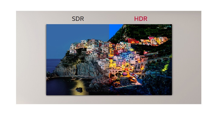 màn hình HDR cho màu sắc sống động